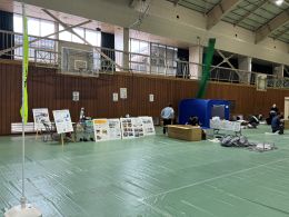 岡谷南高校 長野県総合防災訓練 in 岡谷市 展示ブース