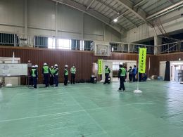 岡谷南高校 長野県総合防災訓練 in 岡谷市 職員の写真