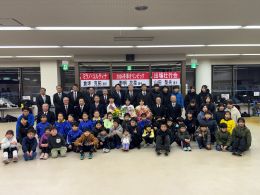 岡谷南高校 ミラノ・コルティナオリンピック 集合写真