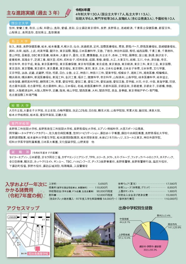 岡谷南高等学校 パンフレット-8